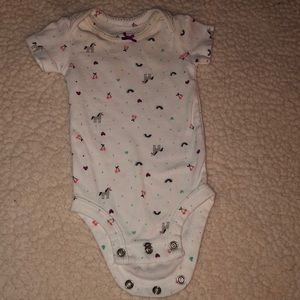 Unicorn and rainbow onsie